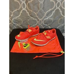 New Men 9.5 Nike Zoom HJ High Jump Elite Bright Crimson Track Spikes FZ9636-600